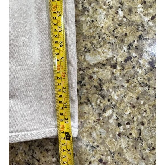 VINCE Dylan Ankle Skinny Destructed Women’s Size 28 X 26 Tan Cream Jeans $313 - Picture 9 of 13